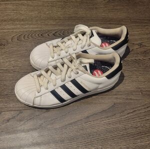 Adidas White and Black Sneakers